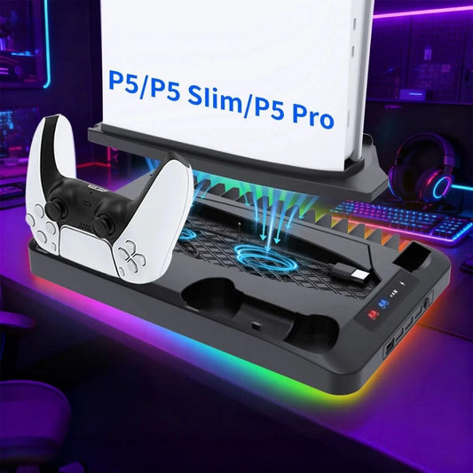 GamerThrive PS5 Slim Charging & Storage Stand