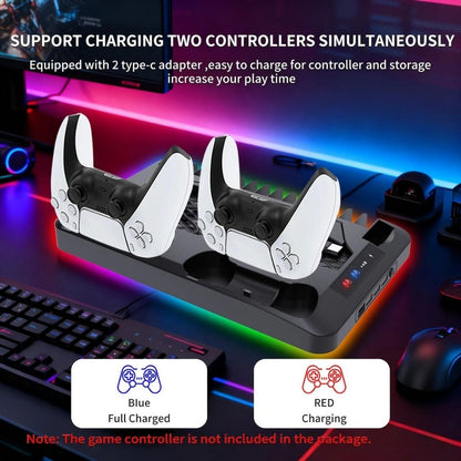 GamerThrive PS5 Slim Charging & Storage Stand